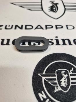 Preview: Zündapp Combinette Scheinwerfer Gehäusegummi zur Bowdenzugdurchführung TPU 423-​12.405.15  in Grau MATT